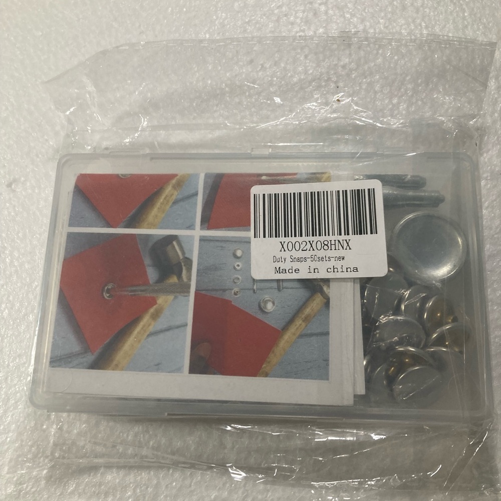 Snap Fastener Kit with Tools - Picture 2 of 2